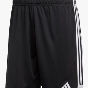 Adidas Men's Black and White Athletic Shorts